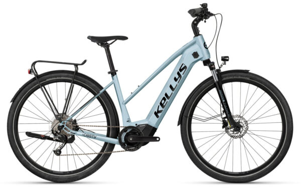 Kellys E-Cristy 30 LTD Sky Blue 28" 725 Wh Trapez