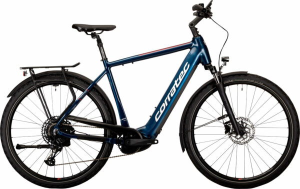 Corratec E-Power Trekking 28 CX6 12S Gent Marine Blue/Neon Red/Silver 28" 625 Wh...