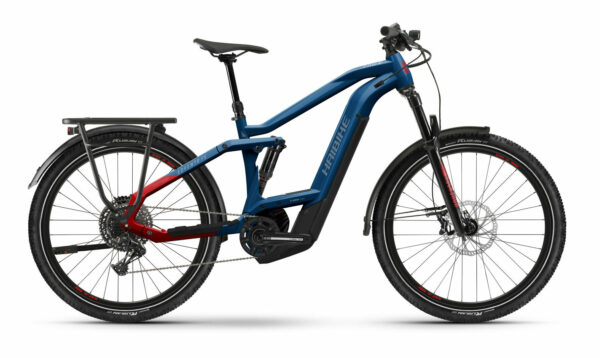 Haibike Adventr FS 9 gloss metal blue/red 2022 27,5" 625 Wh Diamant