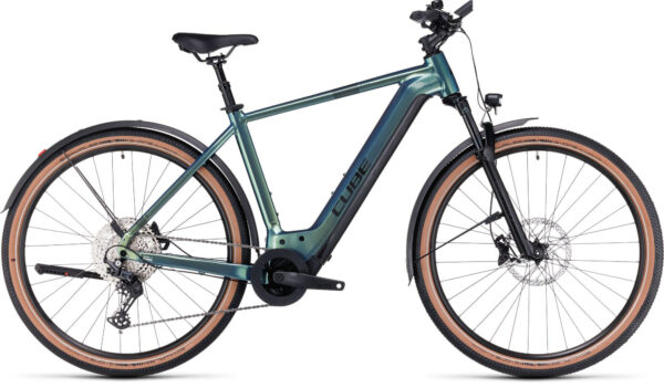 Cube Nuride Hybrid SLX 750 Allroad verde´n´black 28" 750 Wh Diamant