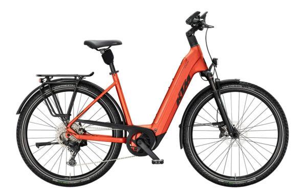 KTM MACINA STYLE 830 BURNT ORANGE MATT (BLACK) 28" 800 Wh Wave