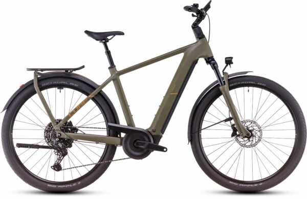 Cube Kathmandu Hybrid Pro 800 dustyolive and gold 2025 28" 800 Wh Diamant