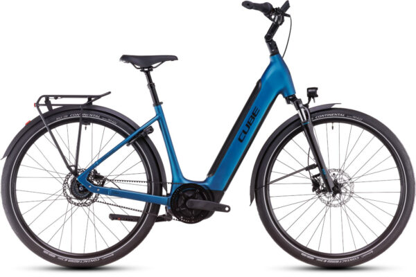 Cube Supreme Hybrid Deluxe ONE 625 electricblue´n´black 28" 625 Wh Wave