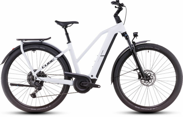 Cube Kathmandu Hybrid ONE 800 polarwhite and black 2025 28" 800 Wh Trapez