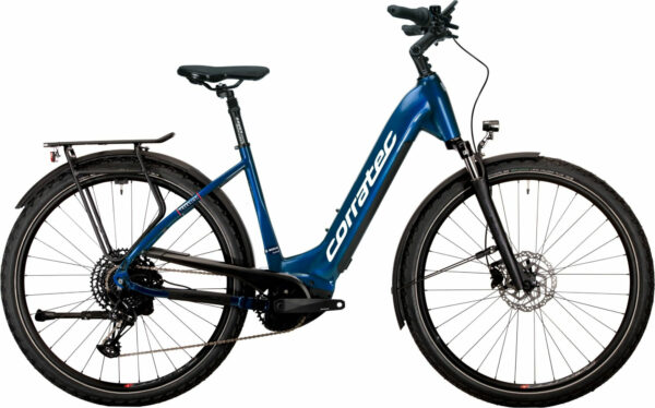 Corratec E-Power Trekking 28 CX6 12S Marine Blue/Neon Red/Silver 28" 625 Wh Wave