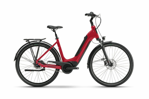 Winora Tria N8 classic red 28" 500 Wh Wave