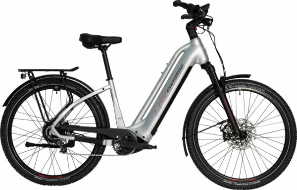 Corratec Life CX7 Silver/Cool Grey/Red 27,5" 750 Wh Wave