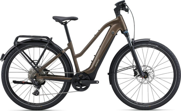 Giant Explore E+ Pro 1 Truffle 2023 28" 800 Wh Trapez