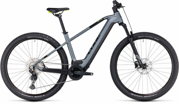 Cube Reaction Hybrid Pro 625 flashgrey´n´green 29" 625 Wh Diamant