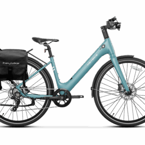 Heybike EC 1-ST mit schwarzer Gepäckträgertasche