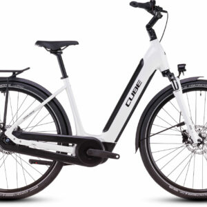 Cube Supreme Hybrid Comfort ONE 500 metallicwhite´n´black 28" 500 Wh Wave