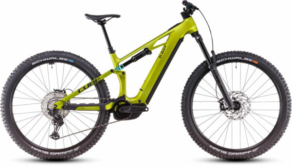 Cube Stereo Hybrid ONE44 HPC Race 800 flashlime and blue 2025 29" 800 Wh Diamant