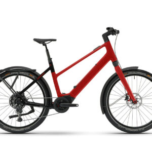 Winora iRide Pure X10 chrystal red/black-gloss 27,5" 400 Wh Trapez