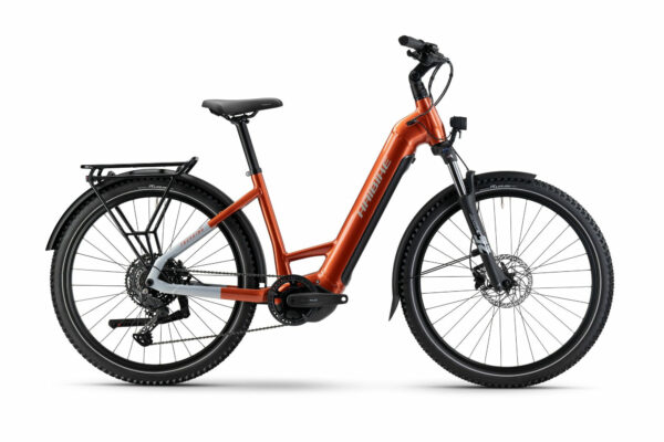 Haibike TREKKING 4 orange/silver glänzend 2025 27,5" 720 Wh Wave