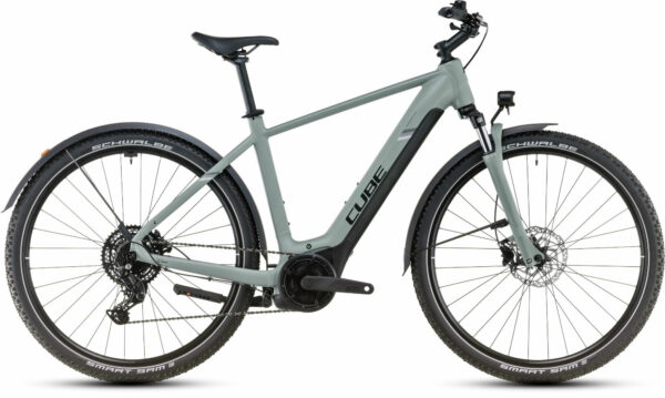 Cube Nuride Hybrid Performance 625 Allroad swampgrey and black 2025 28" 625 Wh D...