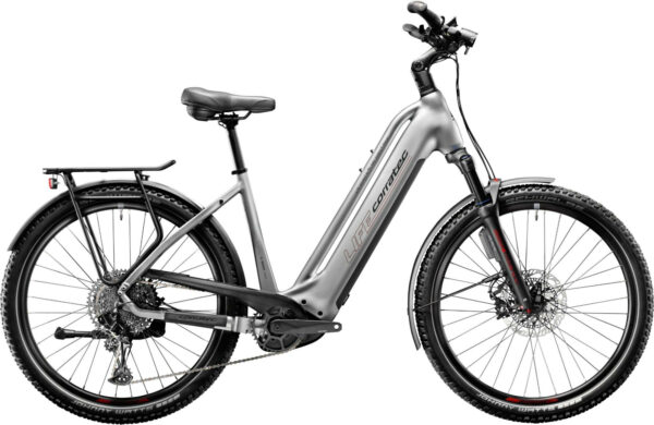 Corratec Life CX7 12S ABS Silver/Cool Grey/Red 27,5" 750 Wh Wave