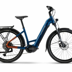 Haibike TREKKING 4 blue/orange/silver glänzend 2025 27,5" 720 Wh Wave