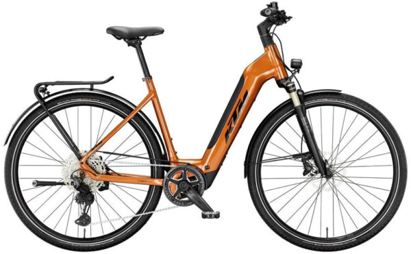 KTM Macina Sport SX 10 burnt orange (black) 28" 400 Wh Wave