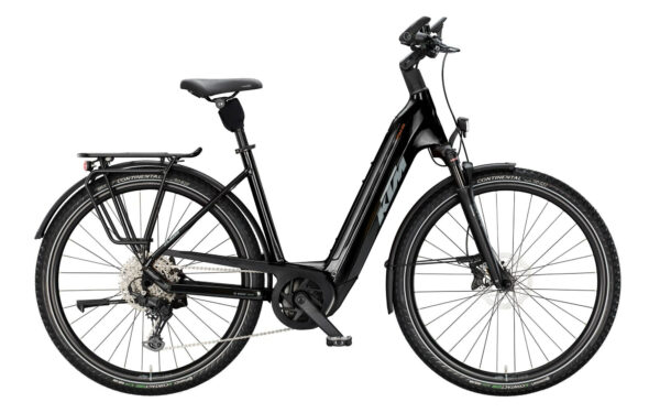 KTM MACINA STYLE 830 DIAMOND BLACK (GREY+ORANGE) 28" 800 Wh Wave