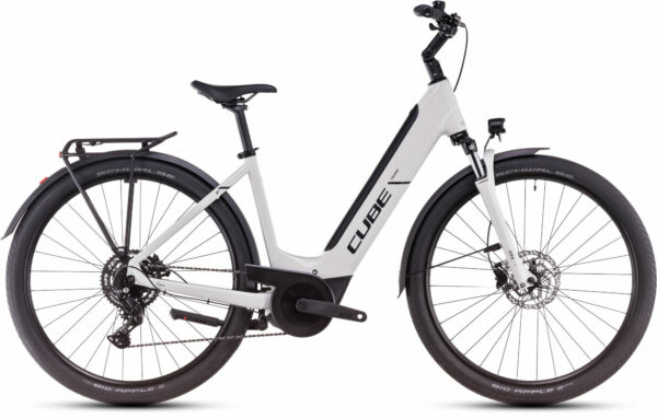 Cube Touring Hybrid ONE 625 cotton and black 2025 28" 625 Wh Wave