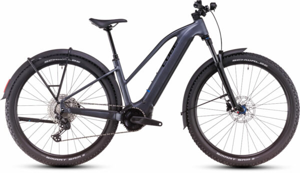 Cube Reaction Hybrid Pro 800 Allroad metallicgrey´n´black 29" 800 Wh Trapez