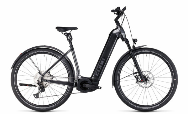 Cube Nuride Hybrid SLT 750 Allroad grey´n´metal 28" 750 Wh Wave