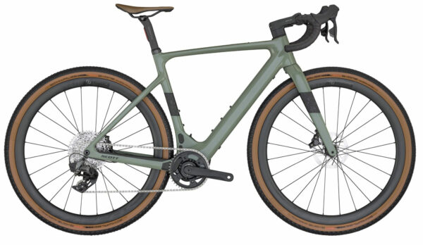 Scott Solace Gravel eRIDE 20 Undergrowth Green 2025 28" 360 Wh Diamant