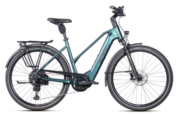 KTM Macina P-CX - 28 Zoll 750Wh 11K Trapez - Greenpurpleflip Matt