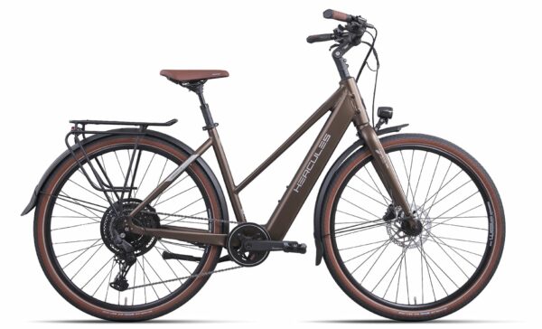 HERCULES Urbanico I-10 - 28 Zoll 410Wh 10K Trapez - nutria gold-matt
