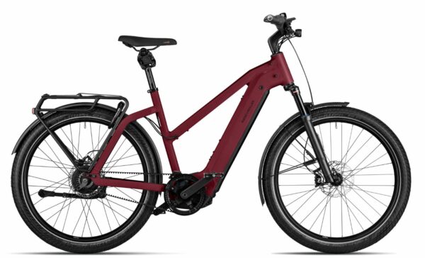 Riese und Müller Charger4 Mixte GT vario ABS - 27,5 Zoll 750Wh Enviolo Trapez - dark red matt
