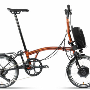 Brompton C-Line Electric Urban 4-speed - Typ H - 16 Zoll 300Wh 4K Faltrad - Flame Lacquer