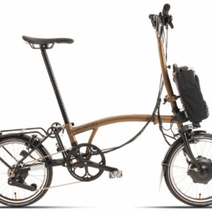 Brompton P-Line Electric Explore 12-speed - Typ H - 16 Zoll 300Wh 12K Faltrad - Bronze Sky