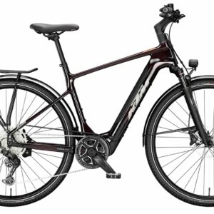 KTM MACINA SPORT SX ELITE - 28 Zoll 400Wh 10K Diamant - transparent red (grey+chrome orange)