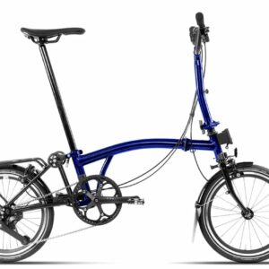 Brompton P-Line Explore - Typ H - 16 Zoll 12K Faltrad - Bolt Blue Lacquer