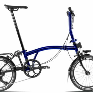 Brompton P-Line Urban - 4 Speed - Typ M - 16 Zoll 4K Faltrad - Bolt Blue Lacquer