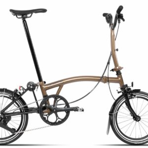 Brompton P-Line Urban - 4 speeds - Typ M - 16 Zoll 4K Faltrad - Bronze Sky