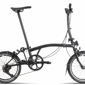 Brompton P-Line Urban - 4 speeds - Typ M - 16 Zoll 4K Faltrad - Midnight Black Metallic