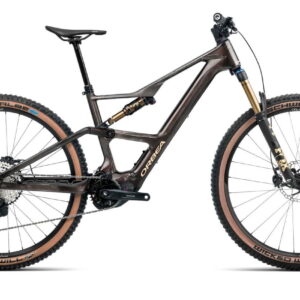 Orbea RISE SL M10 - 29 Zoll 630Wh 12K Fully - Cosmic Carbon View - Golden Sand