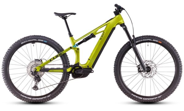 Cube Stereo Hybrid ONE44 HPC Race - 27.5 / 29 Zoll 800Wh 12K Fully - flashlime n blue