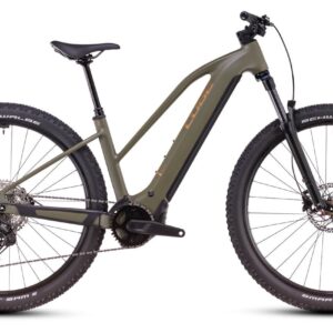 Cube Reaction Hybrid Pro - 27.5 / 29 Zoll 800Wh 12K Trapez - dustyolive n gold