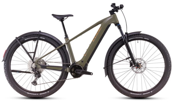 Cube Reaction Hybrid Pro Allroad - 27.5 / 29 Zoll 800Wh 12K Diamant - dustyolive n gold