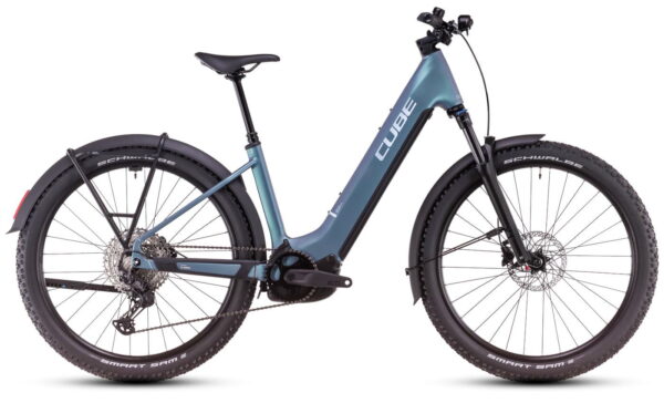 Cube Reaction Hybrid Pro Allroad - 27.5 Zoll 800Wh 12K Wave - smaragdgrey´n´prism