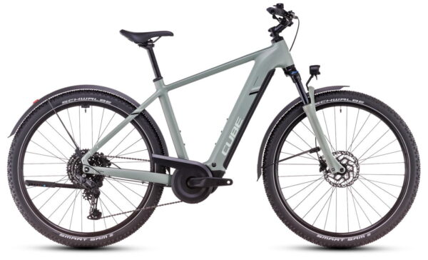 Cube Nuride Hybrid Pro Allroad - 28 Zoll 800Wh 10K Diamant - pistachio´n´stonegrey
