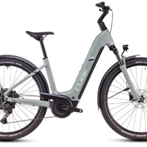 Cube Nuride Hybrid Pro Allroad - 28 Zoll 800Wh 10K Wave - pistachio´n´stonegrey