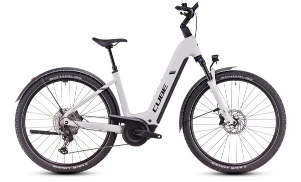 Cube Nuride Hybrid EXC Allroad - 28 Zoll 800Wh 12K Wave - cotton´n´silver