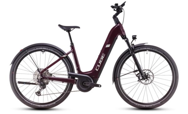 Cube Nuride Hybrid SLX Allroad - 28 Zoll 800Wh 12K Wave - amarone´n´lunar