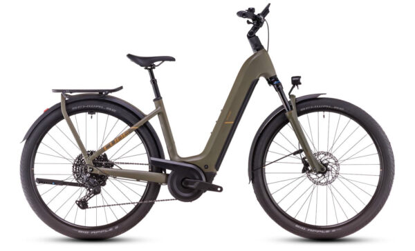 Cube Kathmandu Hybrid Pro - 28 Zoll 800Wh 11K Wave - dustyolive´n´gold