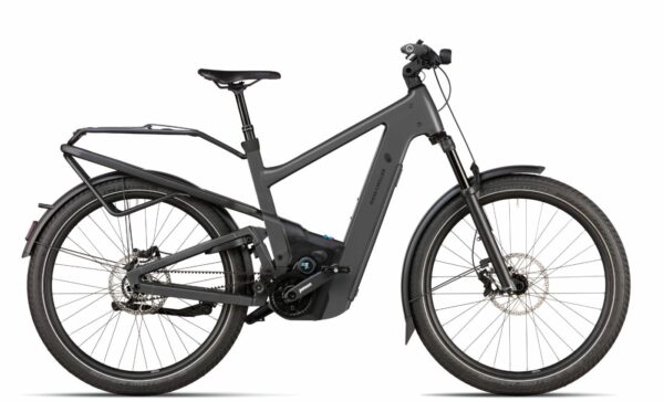 Riese und Müller Delite5 GT pinion - 27.5 Zoll 800Wh 12G Fully - Stone Grey