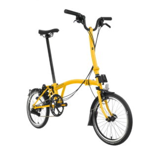 Brompton C-Line Electric Urban 4-speed - Typ H- 16 Zoll 300Wh 4K Faltrad - Bumblebee Yellow