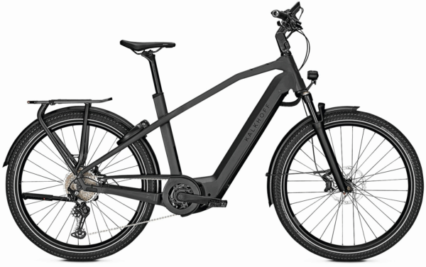 Kalkhoff ENDEAVOUR 7.B MOVE+ (750 Wh), 10 Gang Kettenschaltung, Herrenfahrrad, Diamant, Modell 2023, 27,5 Zoll 43 cm jetgrey matt